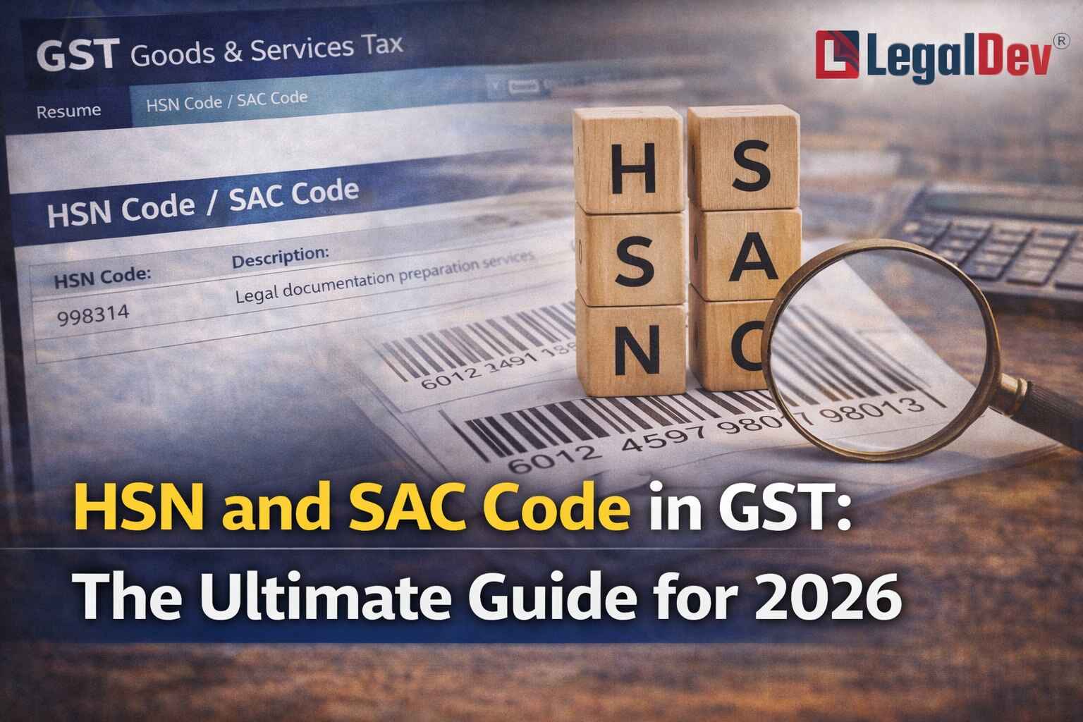 HSN and SAC Code in GST
